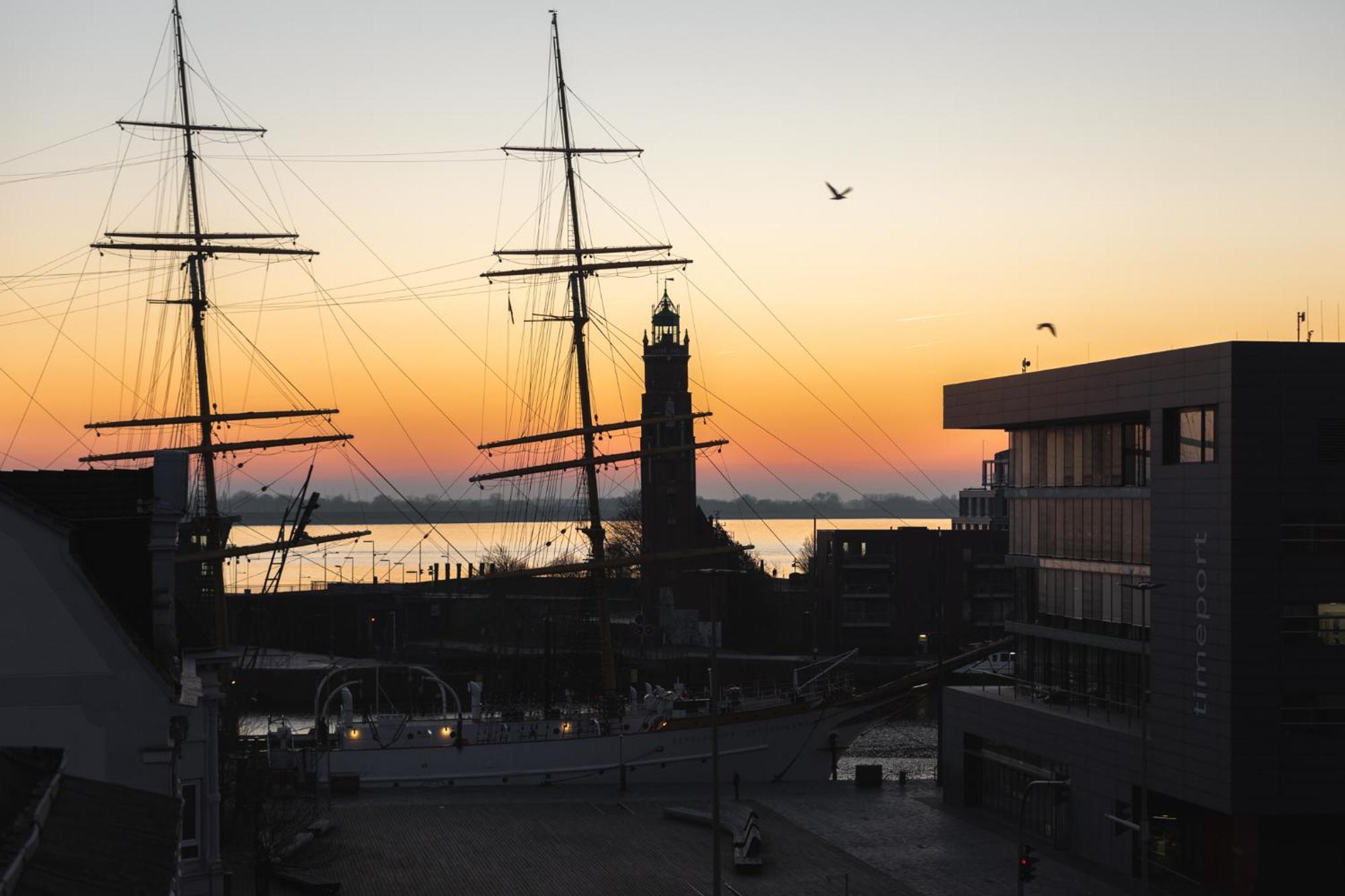Koje Neun I Apartment Im Zentrum Mit Hafenblick Bremerhaven Buitenkant foto